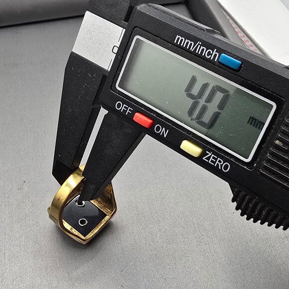 VTG Vargus Sterling Vermeil Black Onyx Diamond Men Signet Initial Ring Size 11 - Picture 8 of 12